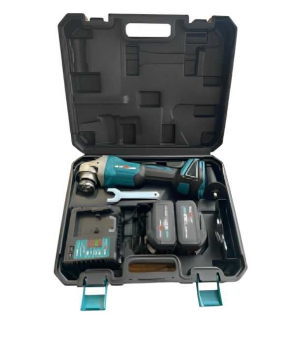 Акумулаторен ъглошлайф 36V 8,0 Ah + 2 батерии и зарядно в куфар в к-т