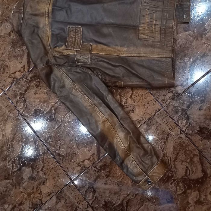 Мъжко яке от естествена агнешка кожа