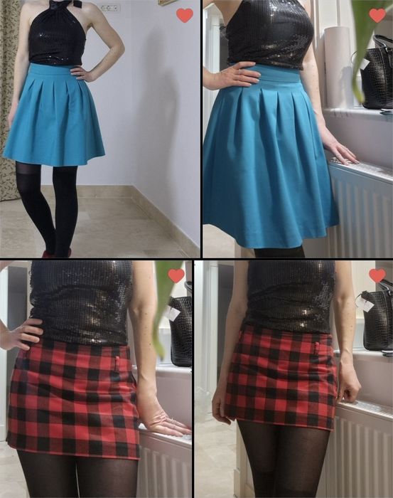 Fusta blugi si alte fuste casual elegante