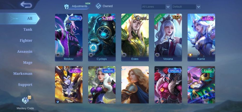 Аккаунт Mobile legends