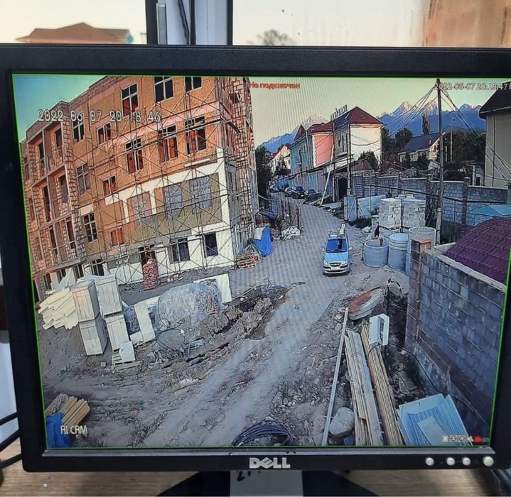 Установка камера видеонаблюдения