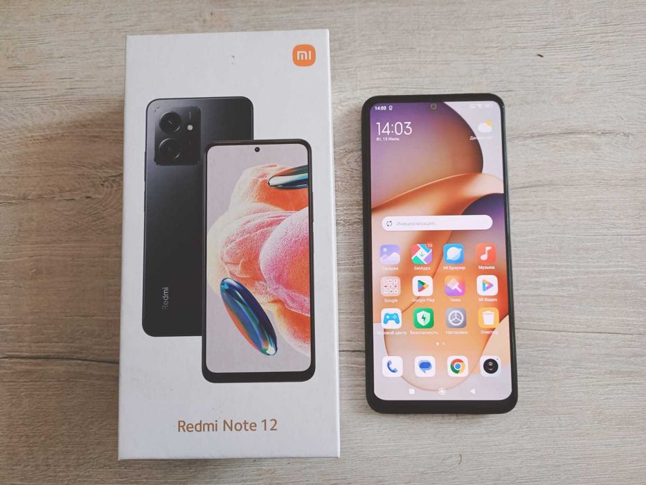 Xiaomi Redmi Note 12 Onyx Gray. Память 128 Gb
