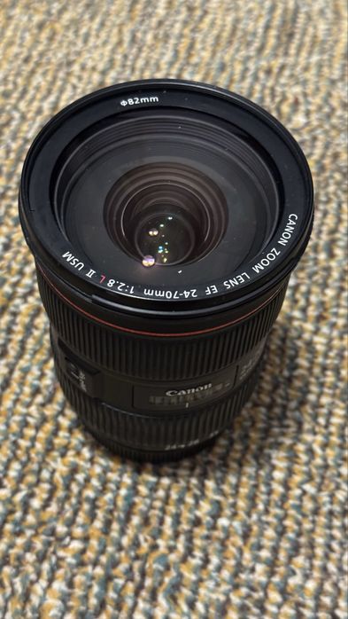 Obiective canon zoom lens ef  24-70 1:2.8  L ii 2 usm