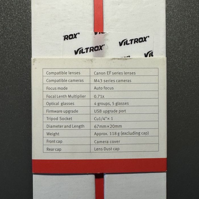 Lumix  canon ef perexatnik Adapter Viltrox