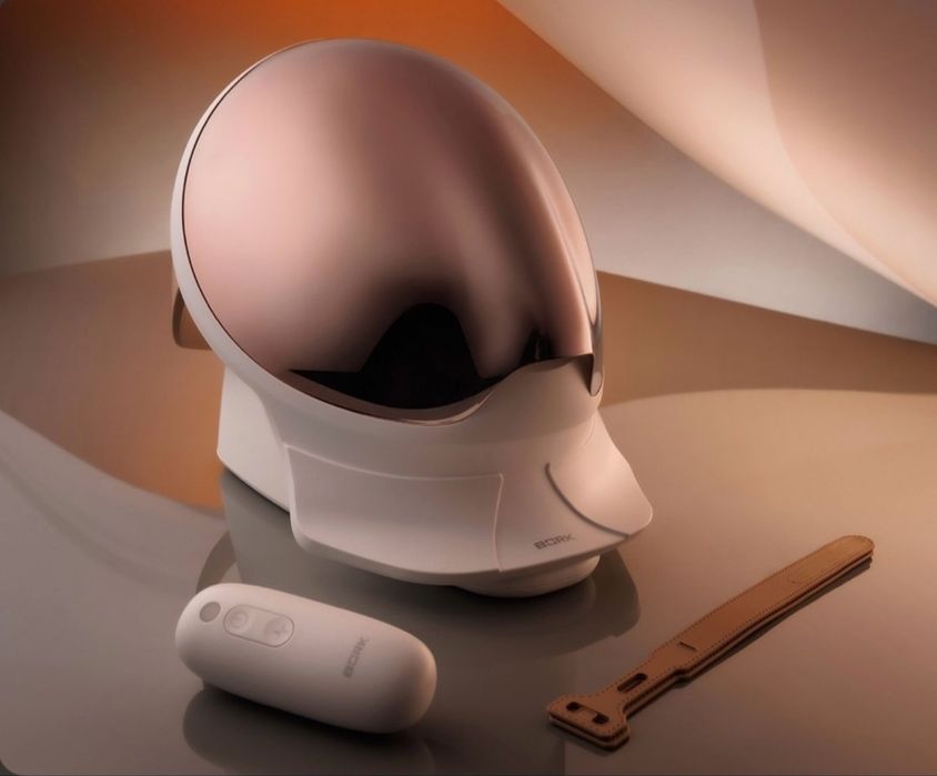 GLED-маска для лица Bork.
В упаковке.