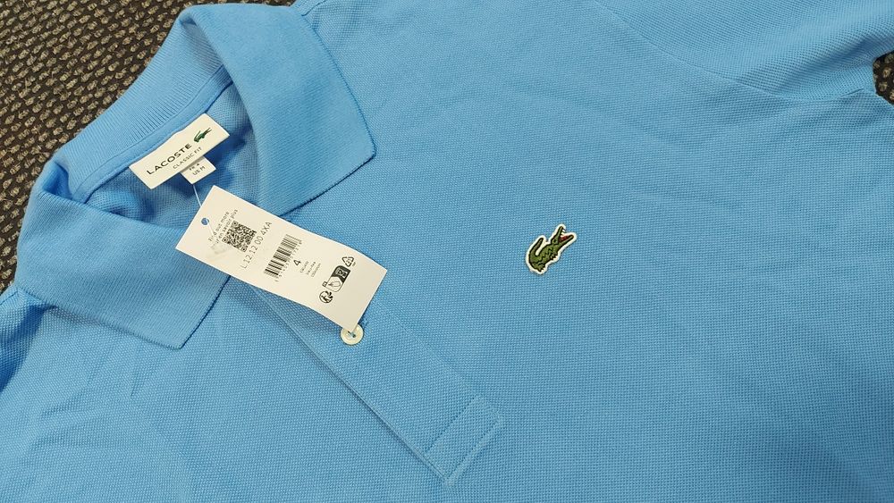 Lacoste тениска M с яка Нова