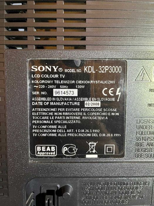 TV Sony Bravia 81 cm Stare foarte bună