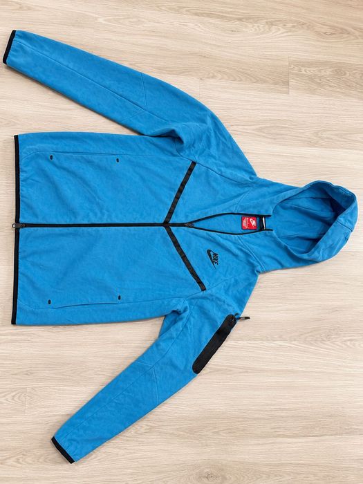 Синьо горнище Nike tech fleece