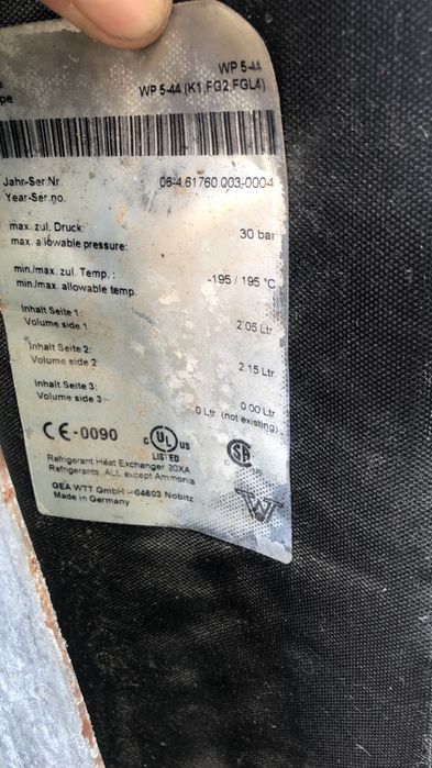 Schimbator caldura chiller