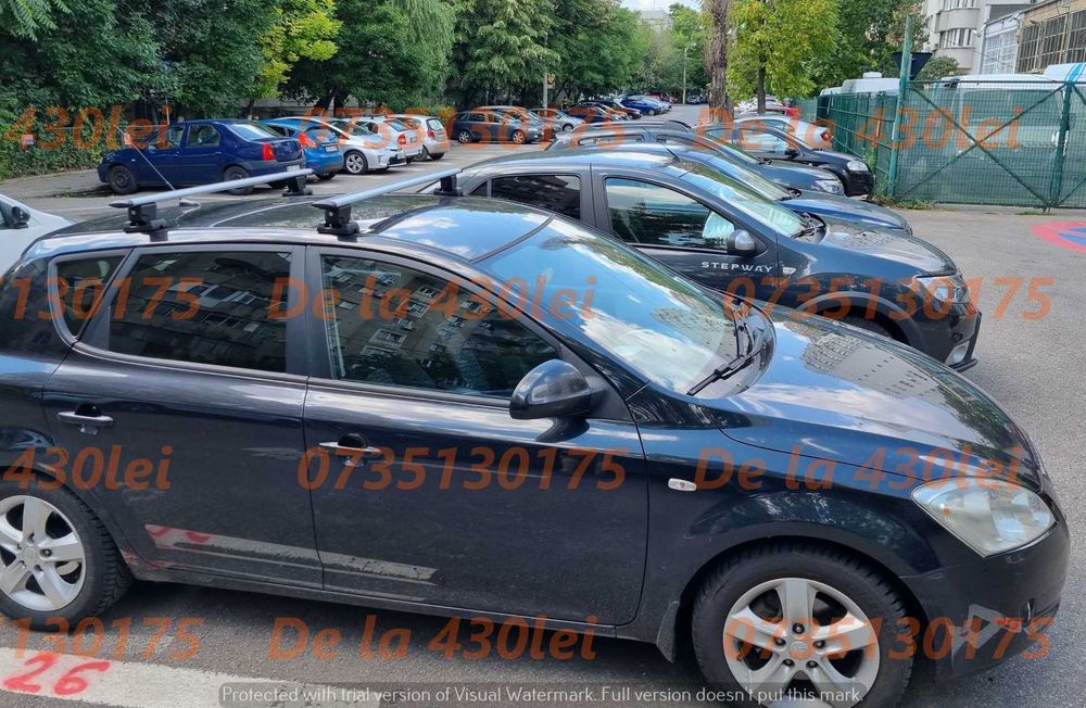 Bare transversale portbagaj HYUNDAI i20 i30 KIA Ceed Proceed ALUMINIU