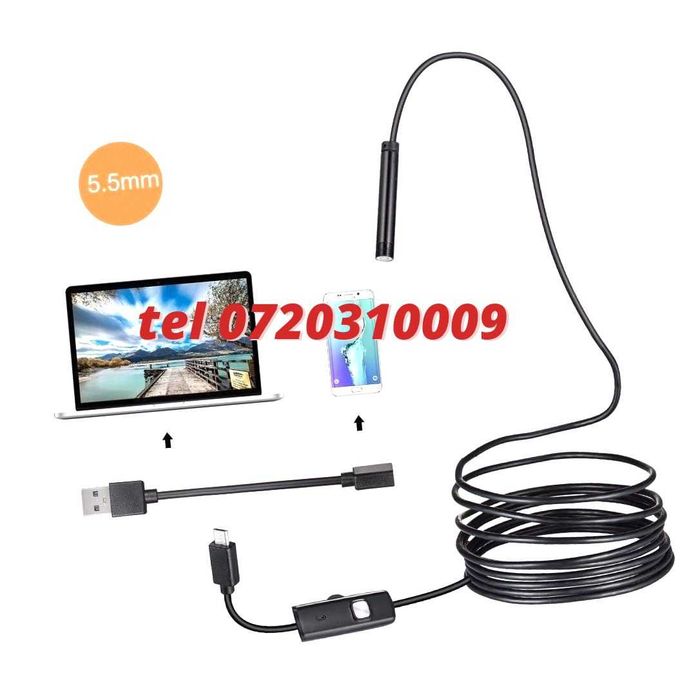 Camera Endoscop 2m Otg Water Resistant 55mm