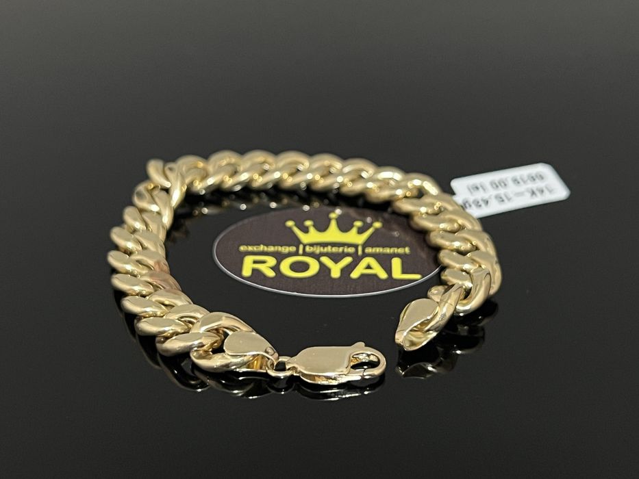 Bijuteria Royal CB : Bratara aur 14k unisex 15,43gr