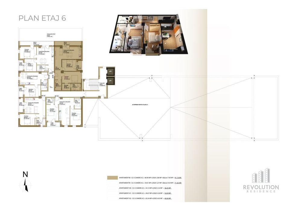 NEW! COMISION 0% - Apartamente cu 3 camere - Republicii 115, Baia Mare