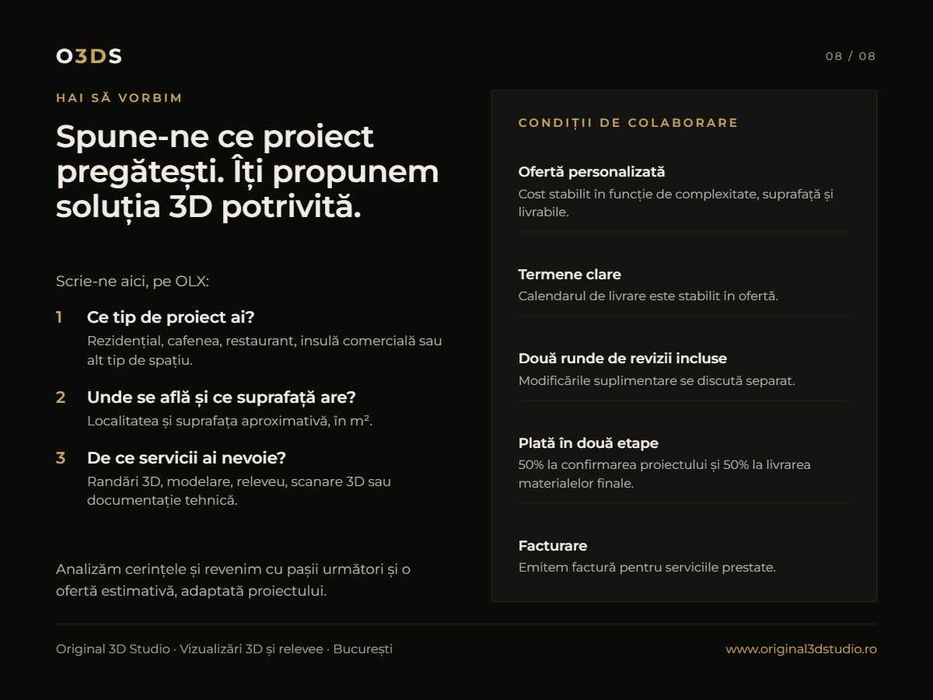 Design interior | spații comerciale si spații rezidențiale | Concept și randări 3D