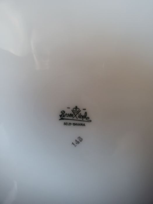 Microset fel principal Rosenthal „Tirana” 1927 și 1938