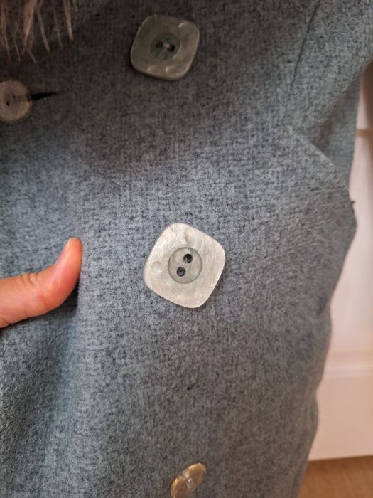 Зимнее пальто с мехом