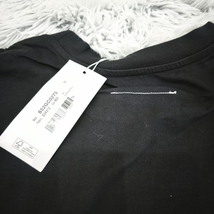 MAISON MARGIELA тениски оувърсайз унисекс в черен цвят НОВИ