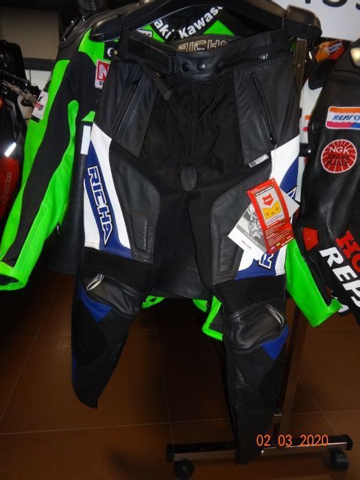 Richa мото кожен панталон размер 50 s m пистов мото панталони мотор но