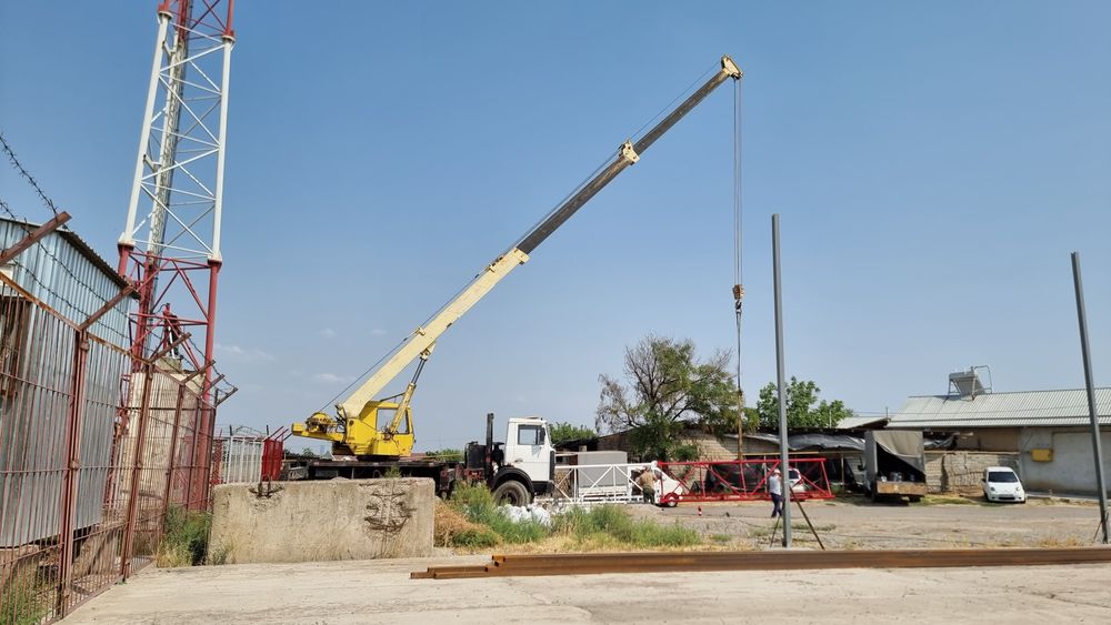 Услуги автокрана. Автокран хизмати.