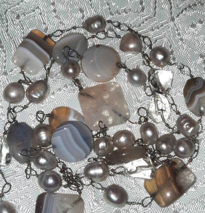 Бусы Агат Хрусталь от 500 тг