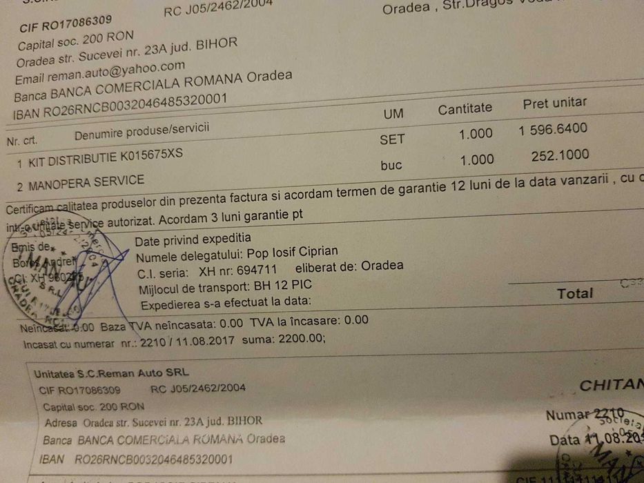 Toyota Avensis 2.0 diesel rhd volan dreapta 2004