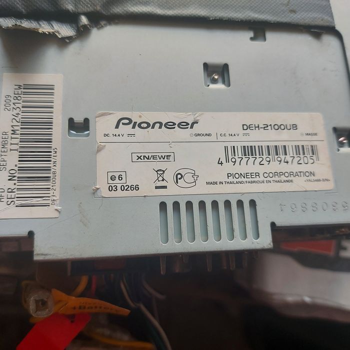 Радио Toyota Rav 4 III CD Radio MP3 Naviga Pioneer DEH 2100UB.Mp3. AUX