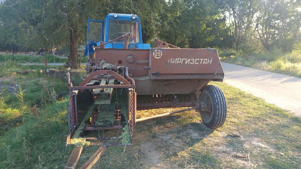 Трактор мтз 80 прессподборшик киргиз