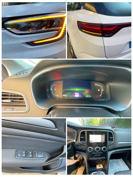 Renault megane 4 break 2021 ușor avariata 1,5 dci