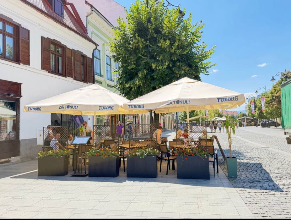 Restaurant premium „la cheie” în Centrul Istoric al Sibiului | Se vinde firma + autorizații + echipamente + terasă
