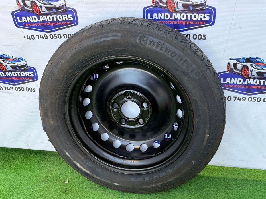 ROATĂ REZERVĂ 5*112  T 125/90 R 16 / DOT 1012 / MERCEDES BENZ C220 CDI 2011 2.1 DIESEL C-Class W204 SEDAN 2007-2015