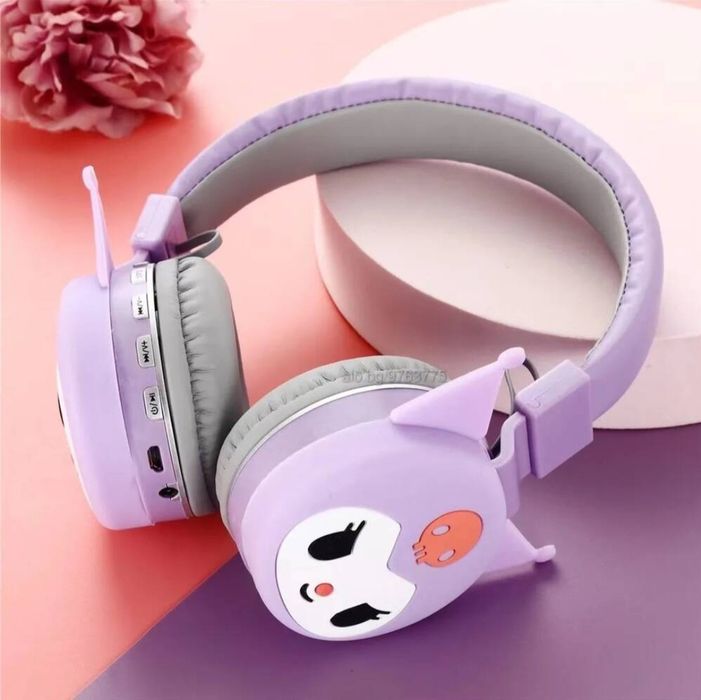Безжични Bluetooth Слушалки Hello Kitty Kuromi с вграден микрофон Кити