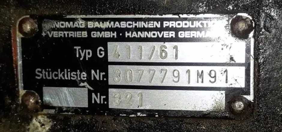 Cutie de viteze Hanomag G 411/61