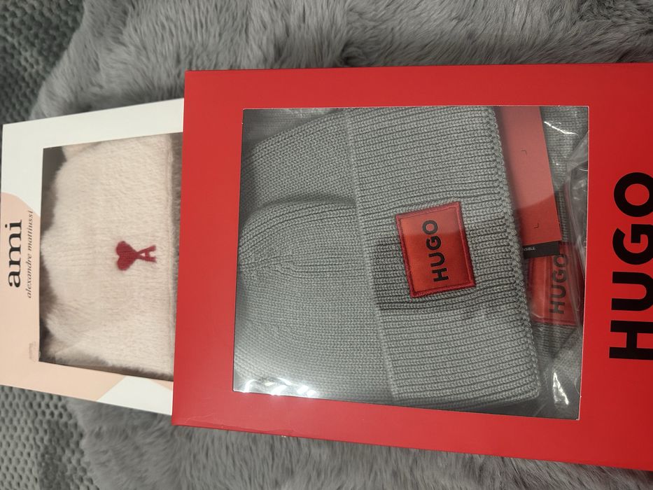 Caciula + fular, cutie inclusa pt dama si barbat