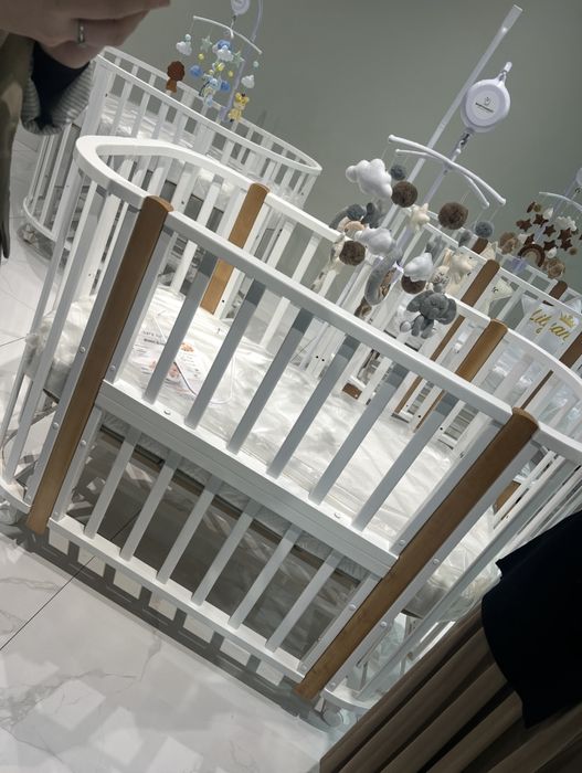 детская кровать с 2 матрасом