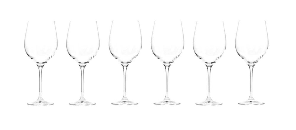 Set 6 pahare vin rosu, sticla, 450ml, "Harmony" - Krosno