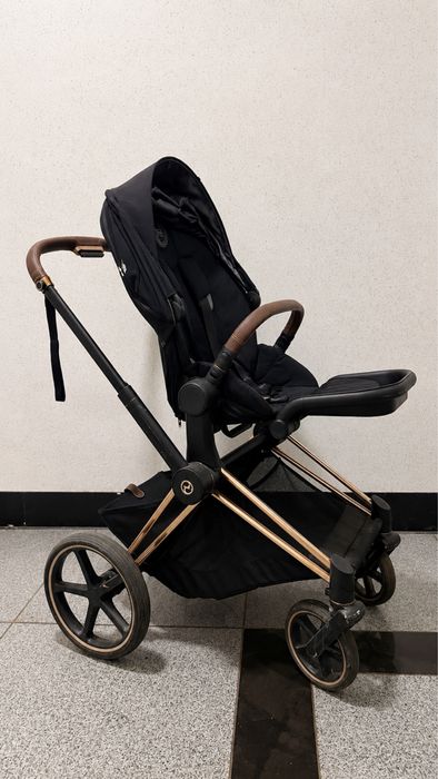 Коляска Cybex Priam Platinum (Люлька и Прогулочный блок)