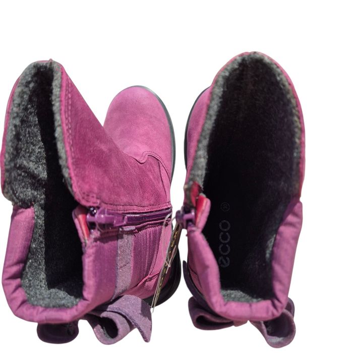 Cizme noi Ecco nr. 30, piele, Gore-Tex, impermeabile, roz