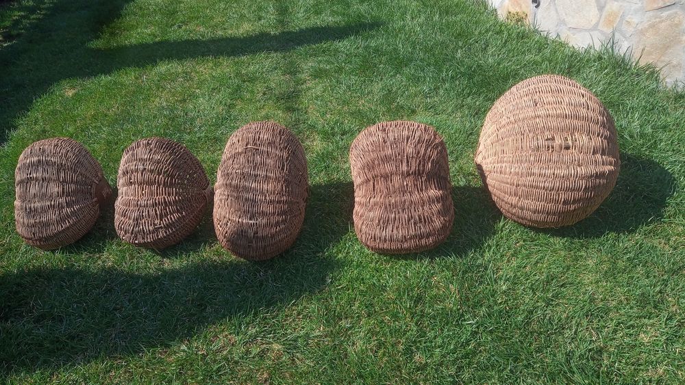 Плетени кошници.Части за Стара каруца.