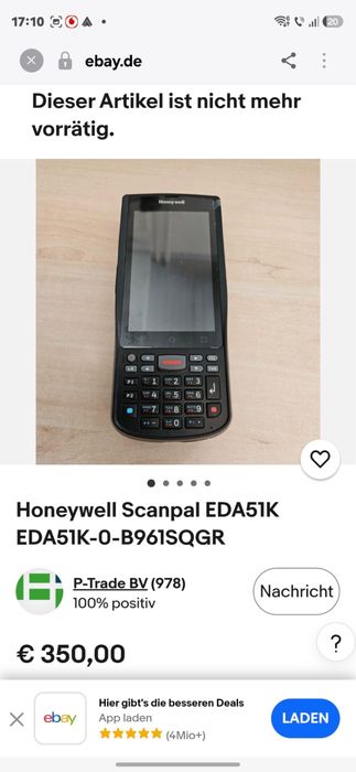 terminal mobil Honeywell ScanPal EDA51K