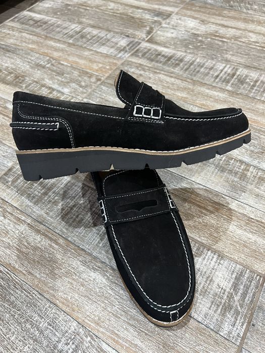 Мокасини-естествен велур