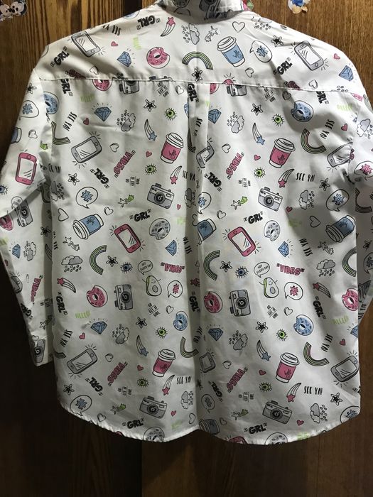 Детская рубашка с принтом