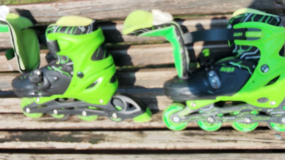 Ролери / кънки 2 в 1  Yvolution Neon Combo Skates, 34–37