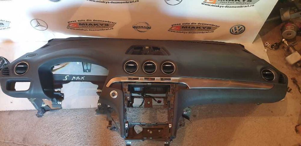 Plansa bord Ford S-Max airbag volan, pasager, centuri fata.