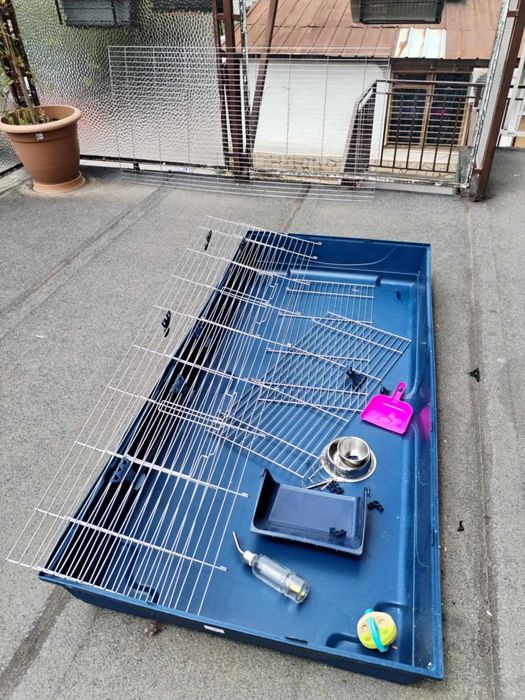 голяма клетка за зайци