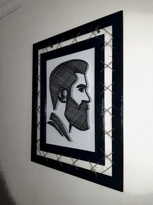 Картина стринг арт