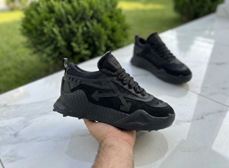 Adidasi Off White Odsy 1000 Negru - Full Box