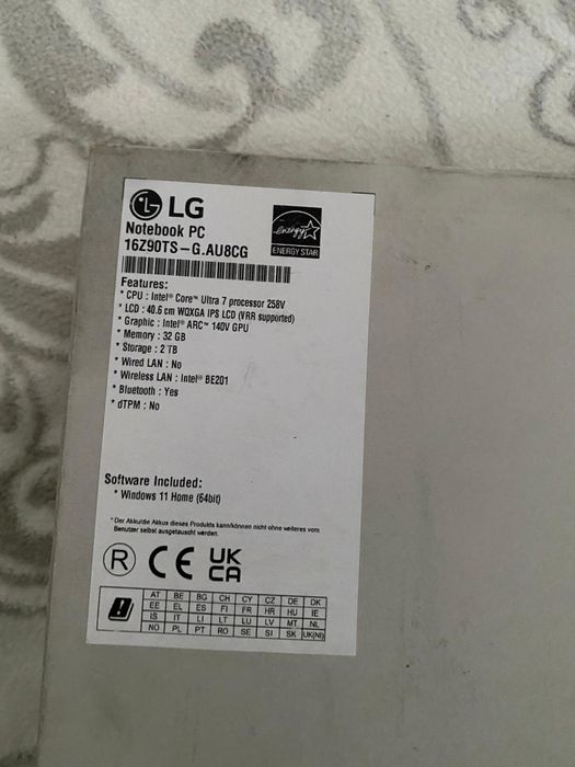 LG Gram Pro 16 Ultra 7 / 32GB RAM / 2TB SSD / 144Hz / NOU