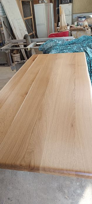 Дъбов плот с жив ръб