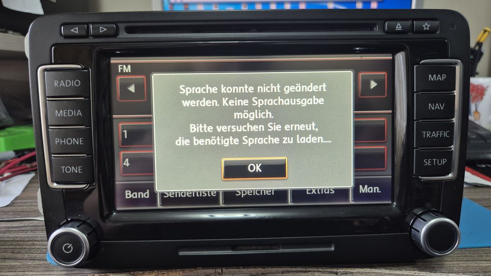 Vw RNS510 Led подсветка,40gb HDD - на Немски!