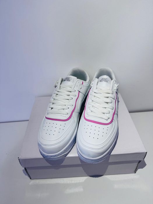 Nike AF1 alb cu roz